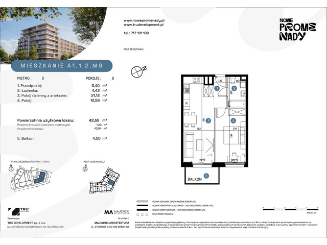 Mieszkanie w inwestycji Nowe Promenady, symbol A1-A1.1.2.M9 » nportal.pl