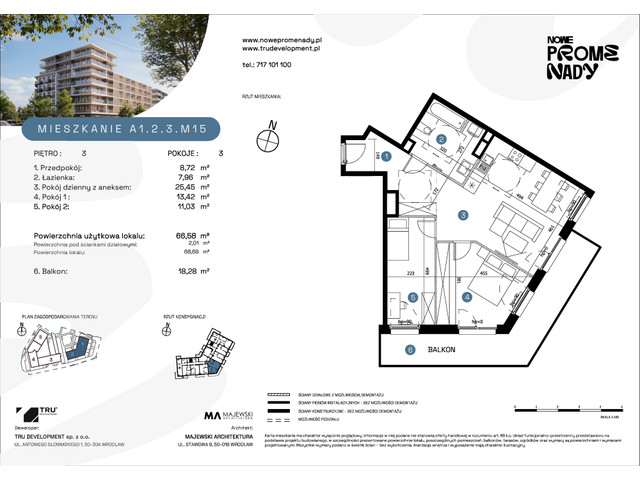 Mieszkanie w inwestycji Nowe Promenady, symbol A1-A1.2.3.M15 » nportal.pl