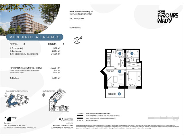 Mieszkanie w inwestycji Nowe Promenady, symbol A2-A2.4.3.M29 » nportal.pl