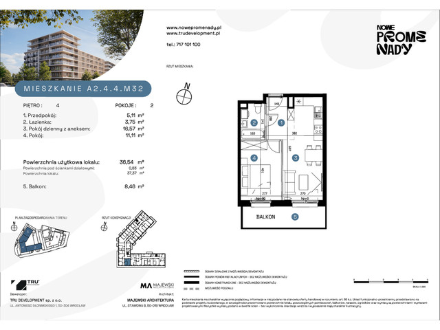 Mieszkanie w inwestycji Nowe Promenady, symbol A2-A2.4.4.M32 » nportal.pl