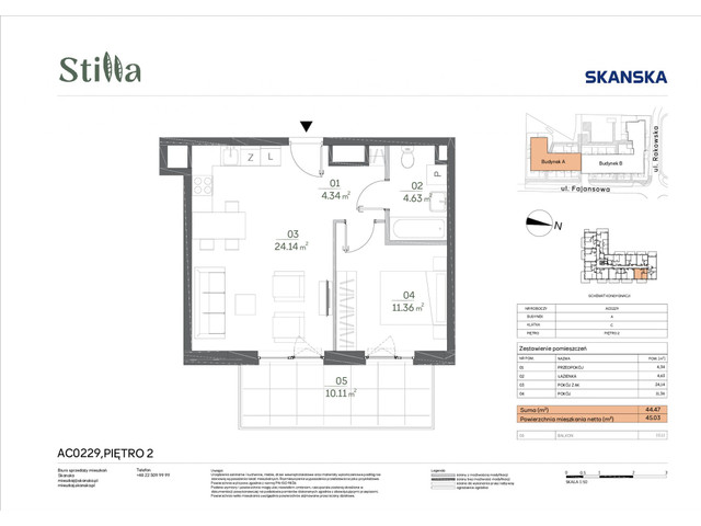 Mieszkanie w inwestycji Stilla, symbol AC0229 » nportal.pl