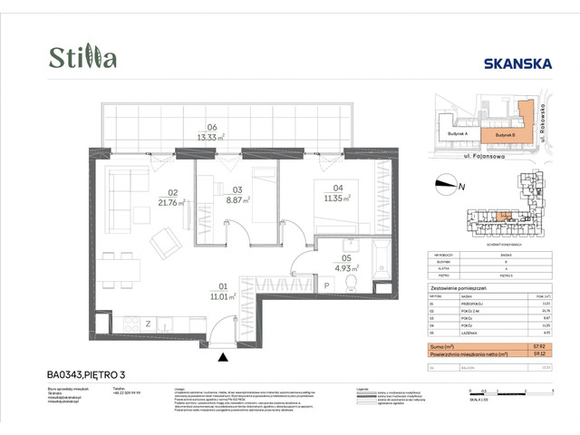 Mieszkanie w inwestycji Stilla, symbol BA0343 » nportal.pl
