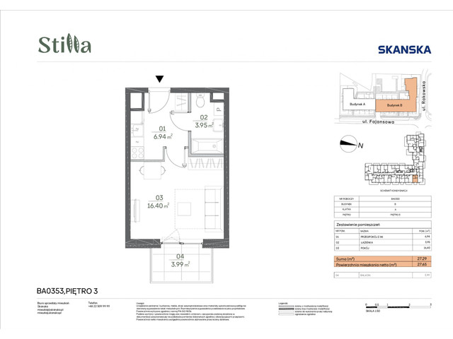 Mieszkanie w inwestycji Stilla, symbol BA0353 » nportal.pl
