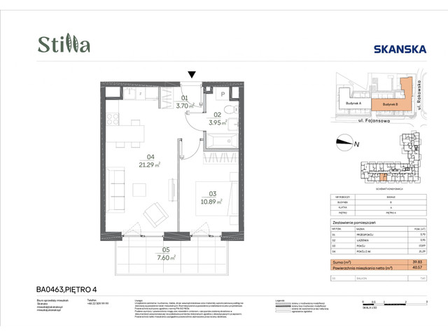 Mieszkanie w inwestycji Stilla, symbol BA0463 » nportal.pl