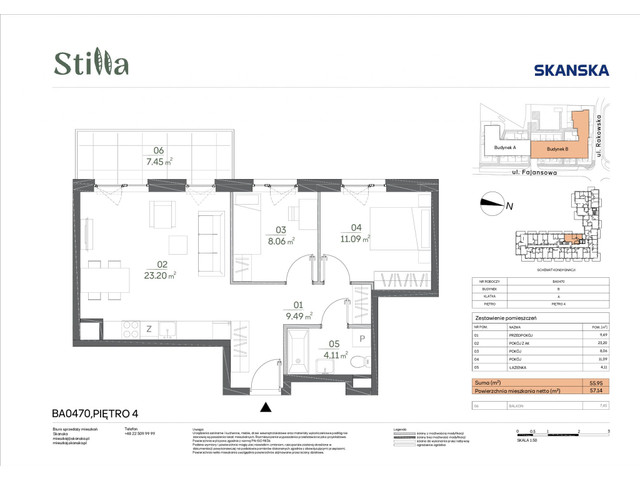 Mieszkanie w inwestycji Stilla, symbol BA0470 » nportal.pl