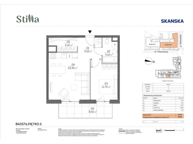 Mieszkanie w inwestycji Stilla, symbol BA0576 » nportal.pl