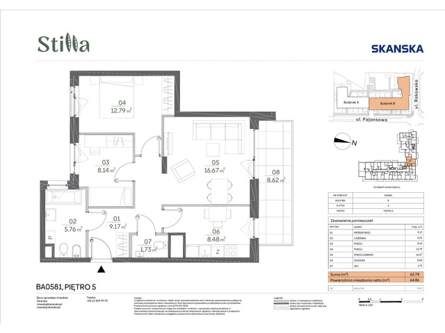 Mieszkanie w inwestycji Stilla, symbol BA0581 » nportal.pl