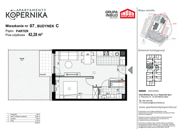 Mieszkanie w inwestycji APARTAMENTY KOPERNIKA, symbol M.7.C » nportal.pl