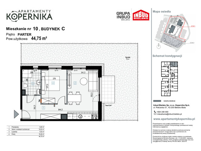 Mieszkanie w inwestycji APARTAMENTY KOPERNIKA, symbol M.10.C » nportal.pl