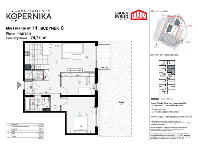 Mieszkanie w inwestycji APARTAMENTY KOPERNIKA, symbol M.11.C » nportal.pl