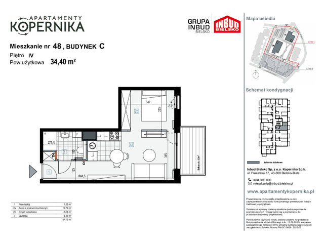 Mieszkanie w inwestycji APARTAMENTY KOPERNIKA, symbol M.48.C » nportal.pl