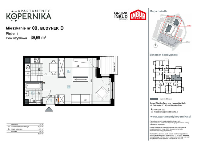 Mieszkanie w inwestycji APARTAMENTY KOPERNIKA, symbol M.9.D » nportal.pl