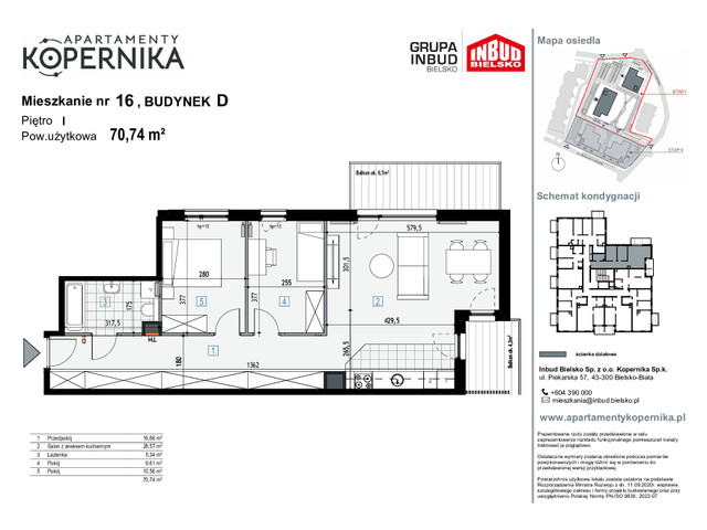 Mieszkanie w inwestycji APARTAMENTY KOPERNIKA, symbol M.16.D » nportal.pl