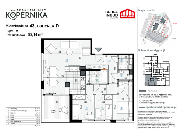 Mieszkanie w inwestycji APARTAMENTY KOPERNIKA, symbol M.43.D » nportal.pl