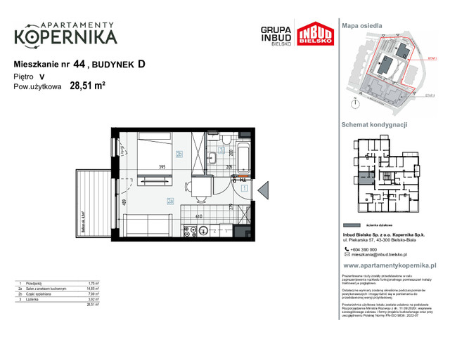 Mieszkanie w inwestycji APARTAMENTY KOPERNIKA, symbol M.44.D » nportal.pl