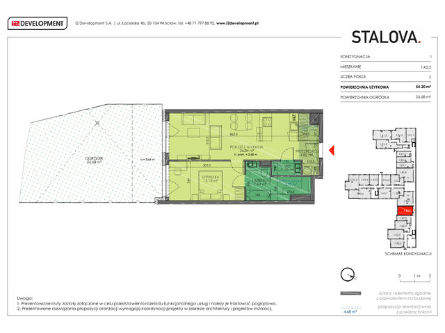 Mieszkanie w inwestycji Stalova, symbol 1.K2.2 » nportal.pl