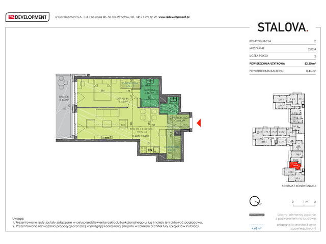 Mieszkanie w inwestycji Stalova, symbol 2.K2.4 » nportal.pl