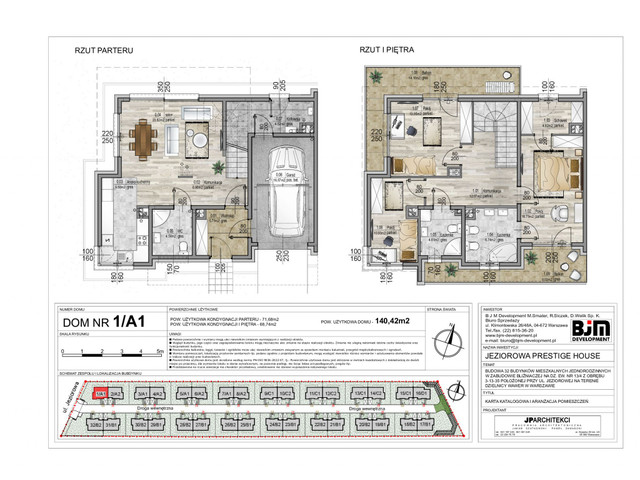 Dom w inwestycji Jeziorowa Prestige House, budynek Promocja!, symbol 1/A1 » nportal.pl