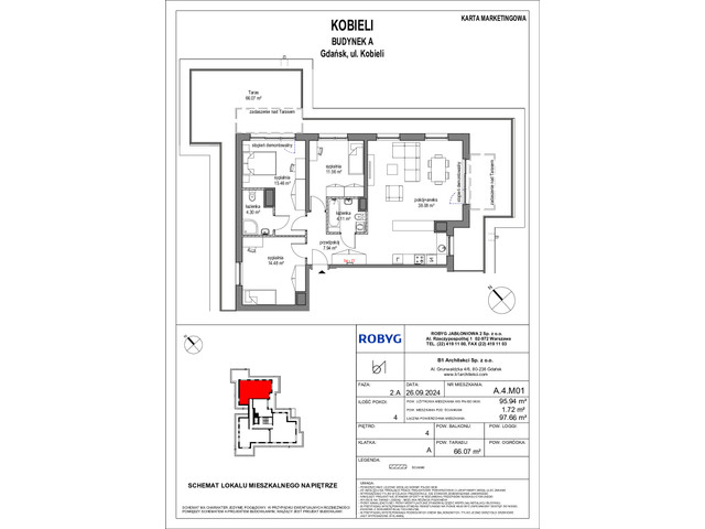 Mieszkanie w inwestycji Kobieli 4, symbol A_4M01 » nportal.pl