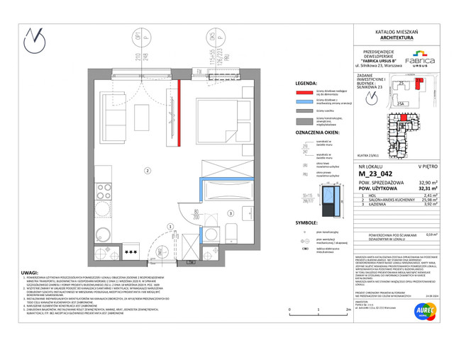 Mieszkanie w inwestycji Fabrica Ursus - etap B1, symbol M_23_042 » nportal.pl