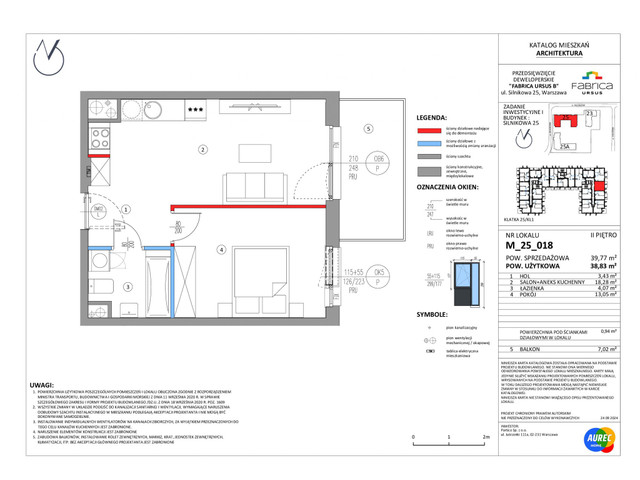 Mieszkanie w inwestycji Fabrica Ursus - etap B1, symbol M_25_018 » nportal.pl