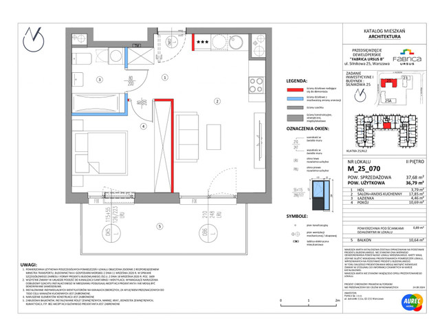 Mieszkanie w inwestycji Fabrica Ursus - etap B1, symbol M_25_070 » nportal.pl