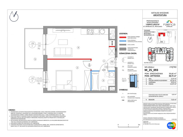 Mieszkanie w inwestycji Fabrica Ursus - etap B1, symbol M_25_093 » nportal.pl