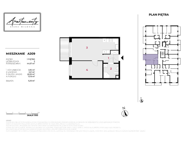 Mieszkanie w inwestycji Apartamenty Stara Miłosna, symbol A209 » nportal.pl