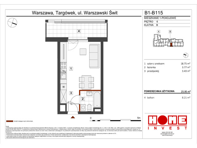 Mieszkanie w inwestycji Warszawski Świt VIII, symbol B1_B115 » nportal.pl