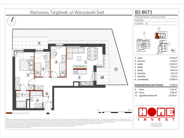 Mieszkanie w inwestycji Warszawski Świt IX, symbol B2-B071 » nportal.pl