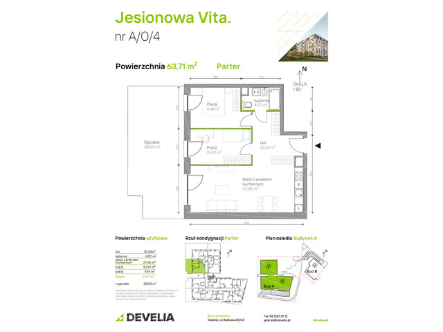 Mieszkanie w inwestycji Jesionowa Vita, symbol A.0.4 » nportal.pl