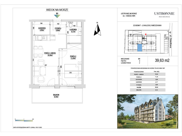 Mieszkanie w inwestycji Ustronnie Residence, budynek Twoja inwestycja | Apartament 2-pokojowy | SPA, symbol M4 » nportal.pl