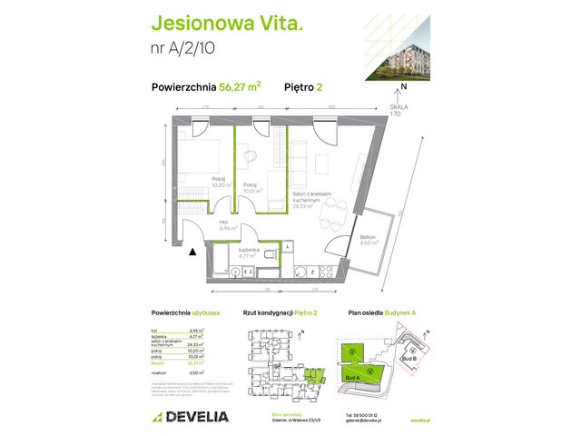 Mieszkanie w inwestycji Jesionowa Vita, symbol A.2.10 » nportal.pl