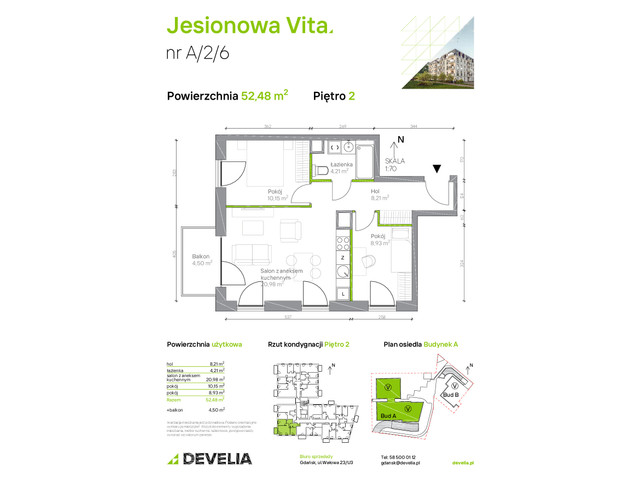 Mieszkanie w inwestycji Jesionowa Vita, symbol A.2.6 » nportal.pl