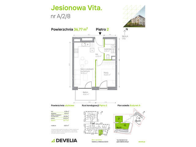 Mieszkanie w inwestycji Jesionowa Vita, symbol A.2.8 » nportal.pl