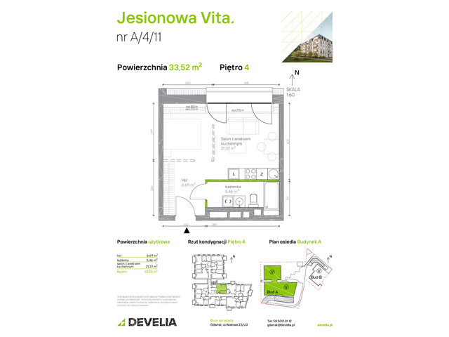 Mieszkanie w inwestycji Jesionowa Vita, symbol A.4.11 » nportal.pl