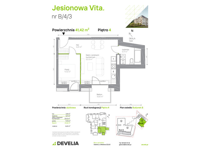 Mieszkanie w inwestycji Jesionowa Vita, symbol B.4.3 » nportal.pl