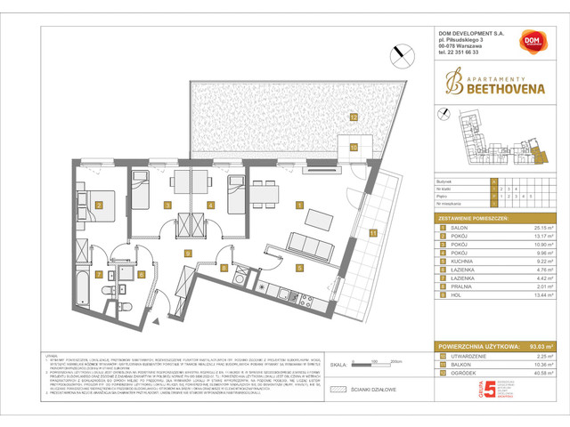 Mieszkanie w inwestycji Apartamenty Beethovena, symbol f-208654 » nportal.pl