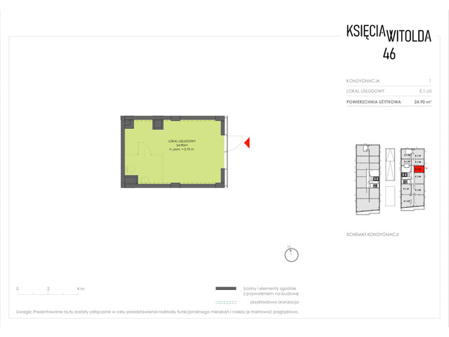 Komercyjne w inwestycji Księcia Witolda 46, symbol E.1.U5 » nportal.pl