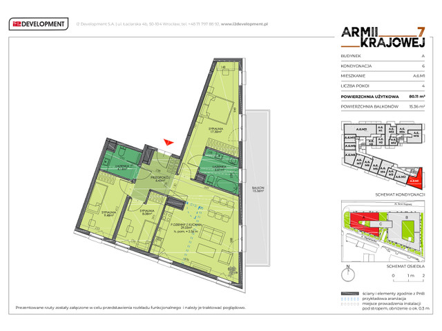 Mieszkanie w inwestycji Armii Krajowej 7, symbol A.6.M1 » nportal.pl