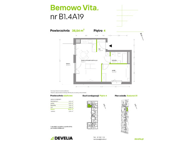 Mieszkanie w inwestycji Bemowo Vita, symbol B1/4/A19 » nportal.pl