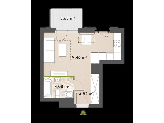 Mieszkanie w inwestycji XYZ Place, symbol 30/XY-F1.C.01.02 » nportal.pl