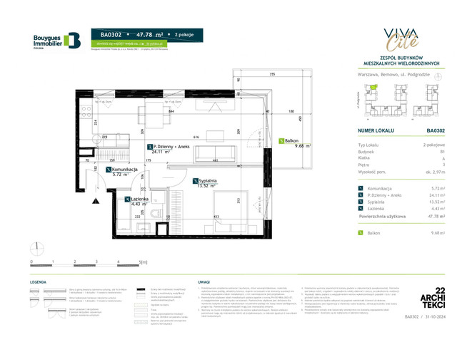 Mieszkanie w inwestycji Viva Cite, symbol BA0302 » nportal.pl