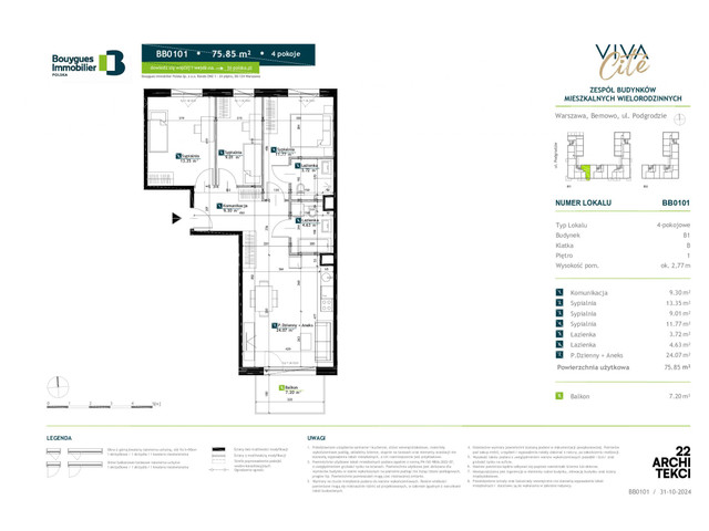 Mieszkanie w inwestycji Viva Cite, symbol BB0101 » nportal.pl