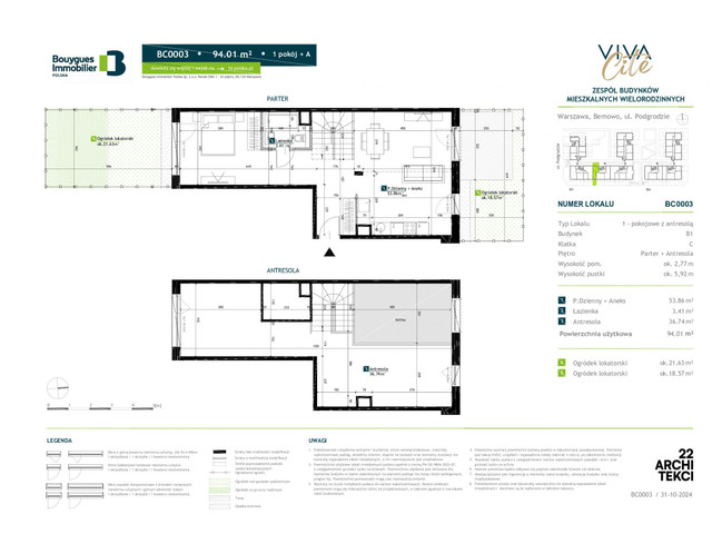 Mieszkanie w inwestycji Viva Cite, symbol BC0003 » nportal.pl