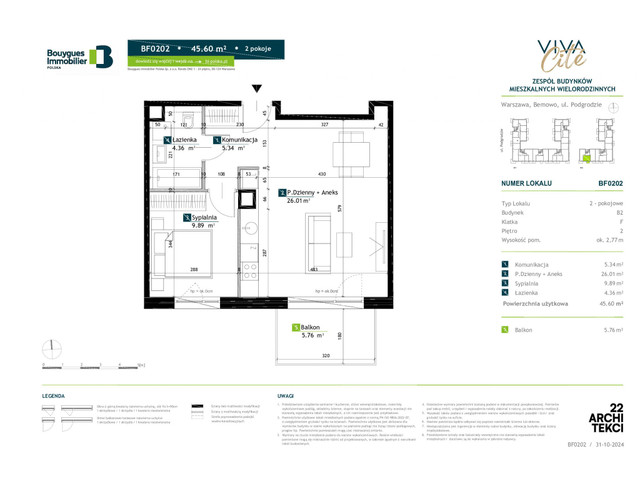 Mieszkanie w inwestycji Viva Cite, symbol BF0202 » nportal.pl