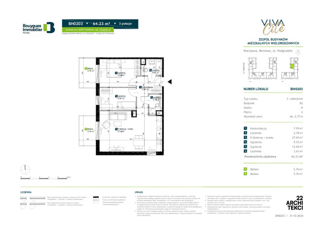 Mieszkanie w inwestycji Viva Cite, symbol BH0203 » nportal.pl