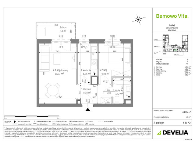 Mieszkanie w inwestycji Bemowo Vita, symbol B3/5/B72 » nportal.pl