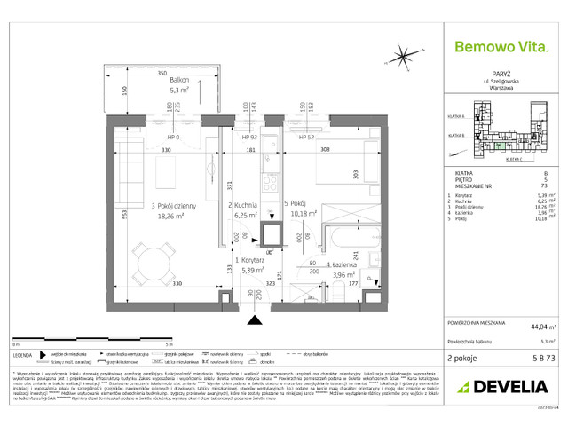 Mieszkanie w inwestycji Bemowo Vita, symbol B3/5/B73 » nportal.pl