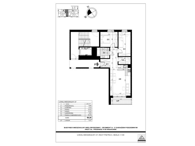 Mieszkanie w inwestycji PRZEWÓZ 4 ABC, symbol 27 » nportal.pl